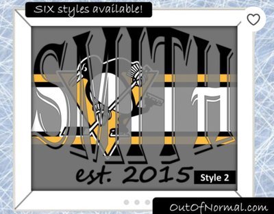 Pittsburgh Penguins NHL Hockey Custom Name Art Gift -- Photo print