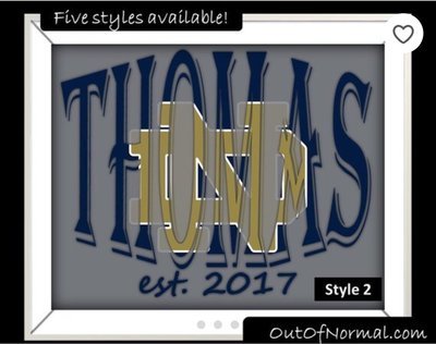 Notre Dame Fighting Irish College Football Custom Name Art Gift -- Photo print
