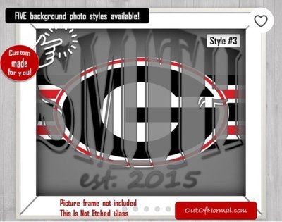 Georgia Bulldogs UGA Football Custom Name Art Gift -- Photo print
