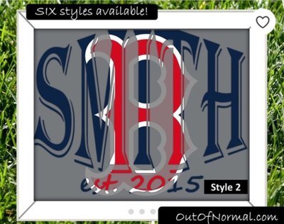 Boston Red Sox MLB Baseball Custom Name Art Gift -- Photo print