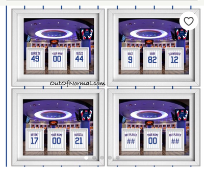 Chicago Cubs MLB Custom Locker Room Jersey print - ANY NAME NUMBER