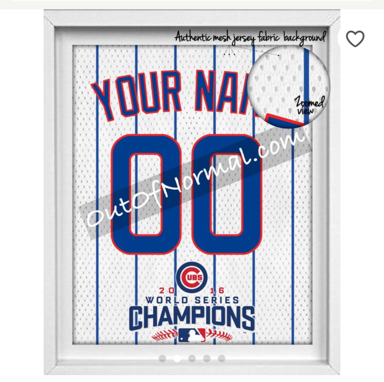 cubs jersey your name