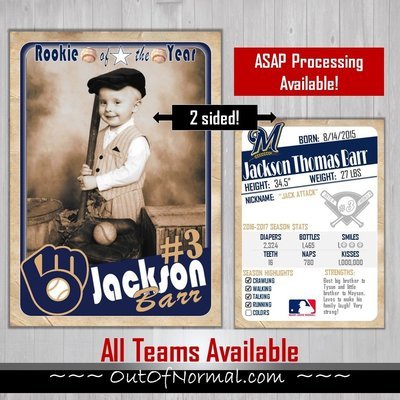 Milwaukee Brewers Vintage Trading Cards Invitations inserts