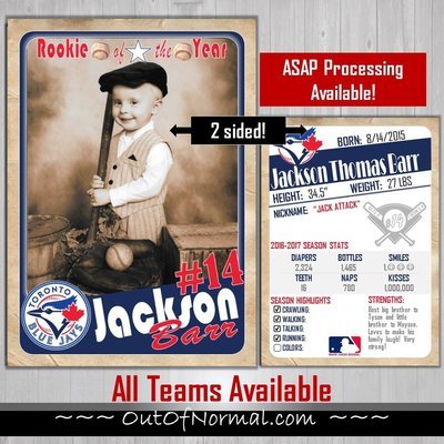 Toronto Blue Jays Vintage Trading Cards Invitations inserts