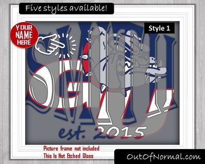Gonzaga Bulldogs College Basketball Custom Name Art Gift -- Photo print