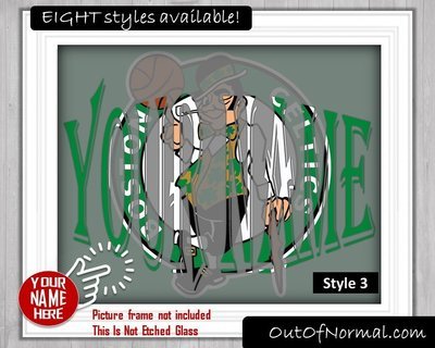 Boston Celtics Custom Name Art Gift -- Photo print XMAS