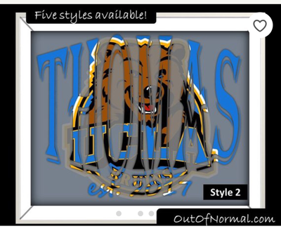 UCLA Bruins Christmas Custom Name Gift -- Photo print