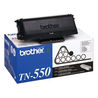 Tóner Original Brother TN-550 Cartucho Laser, Color Negro, 2500 Paginas Tóner Original Brother TN-550 Cartucho Laser, Color Negro, 2500 Paginas