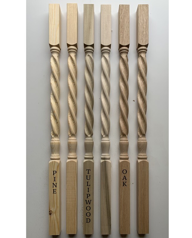 Barley Twist spindle.