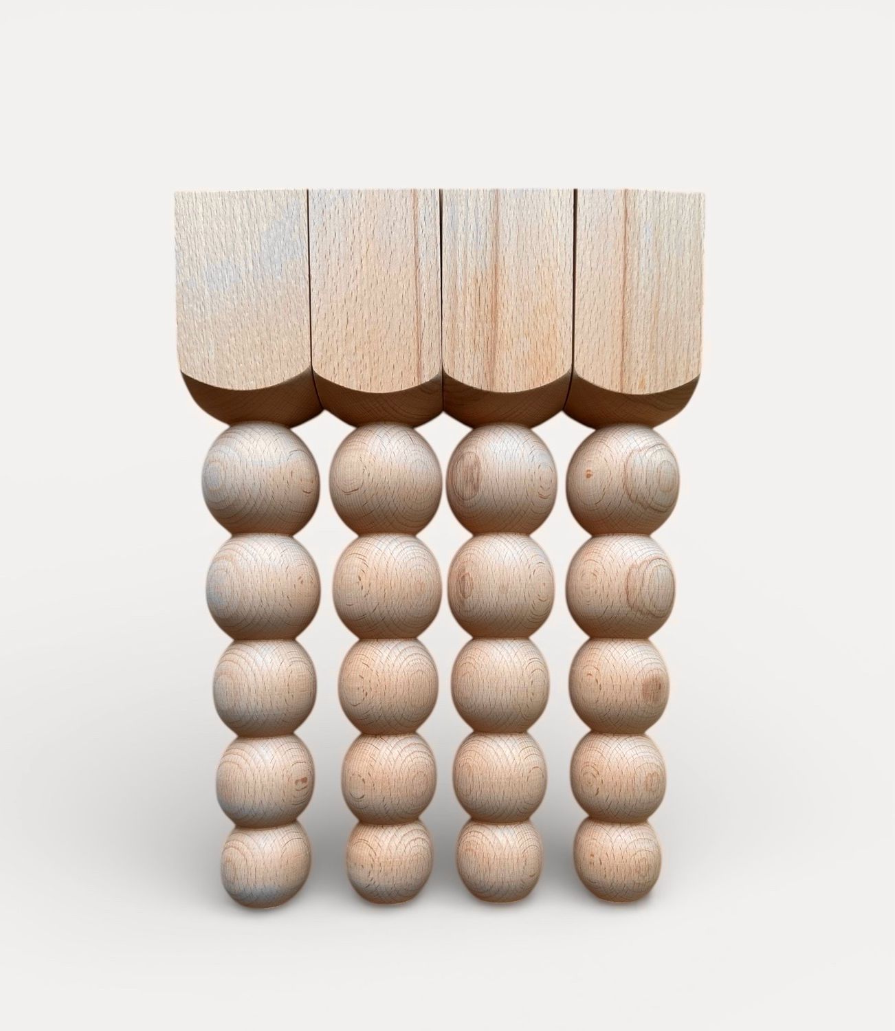 Bobbin Stool Leg. Set of four.