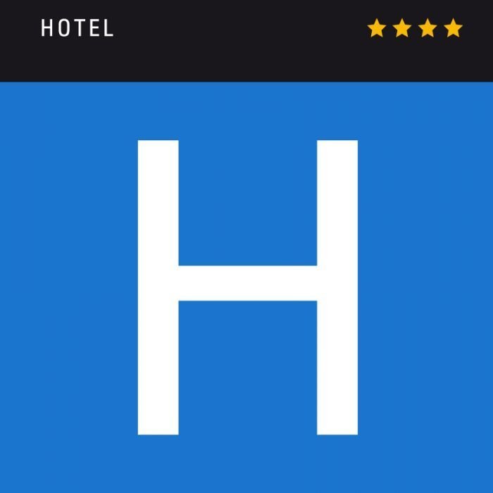 PLACA PARA LA SEÑALIZACIÓN DE HOTEL 4*