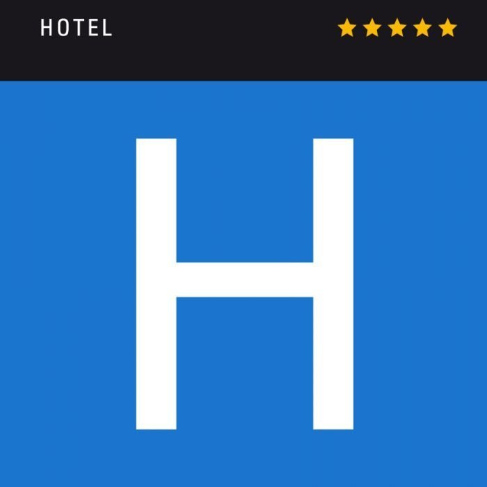 PLACA PARA LA SEÑALIZACIÓN DE HOTEL 5*