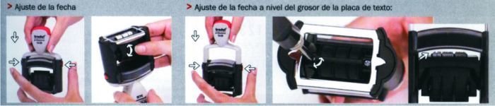 COMO AJUSTAR LA FECHA EN FECHADORES DE ENTINTAJE AUTOMÁTICO CON TEXTO