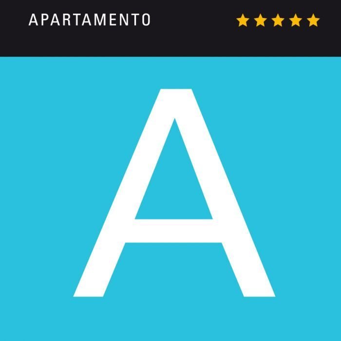 PLACA PARA SEÑALIZACIÓN DE APARTAMENTO 5*