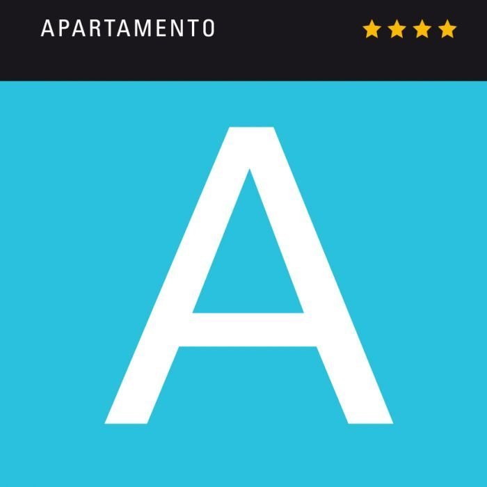 PLACA PARA SEÑALIZACIÓN DE APARTAMENTO 4*