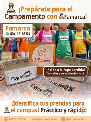 Sello para marcar ropa