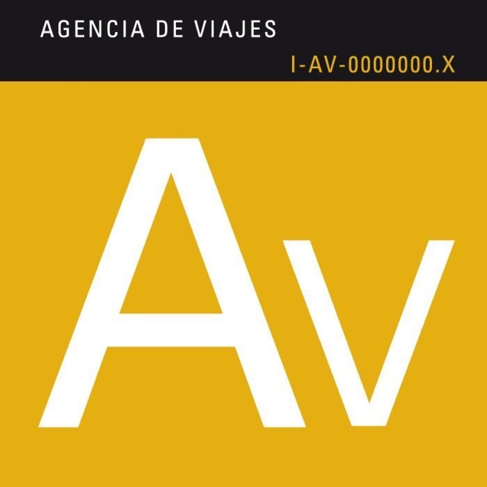 Placa para Agencia de Viajes