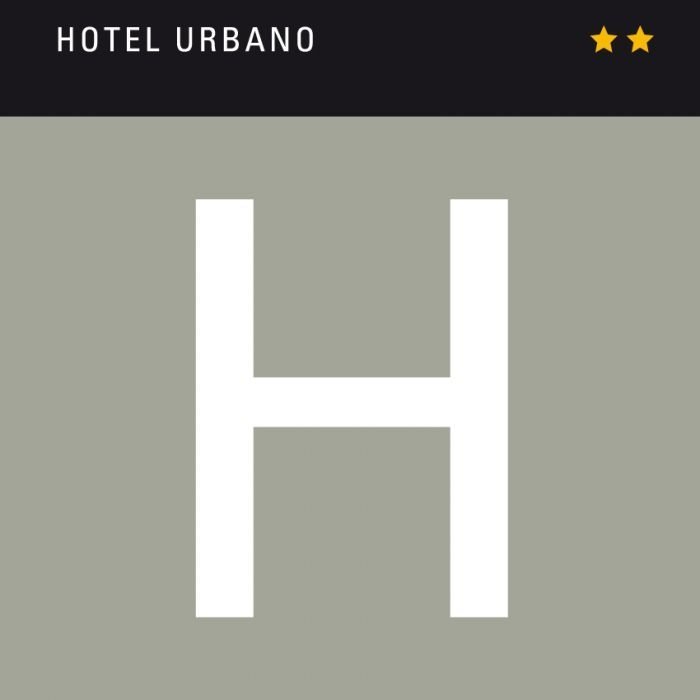 Placa de hotel urbano  2*