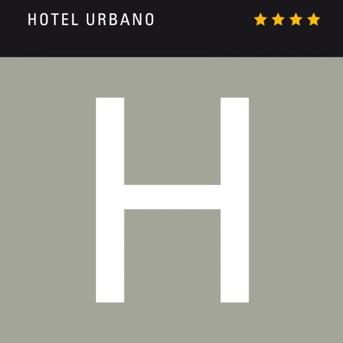 Placa de hotel urbano  4*