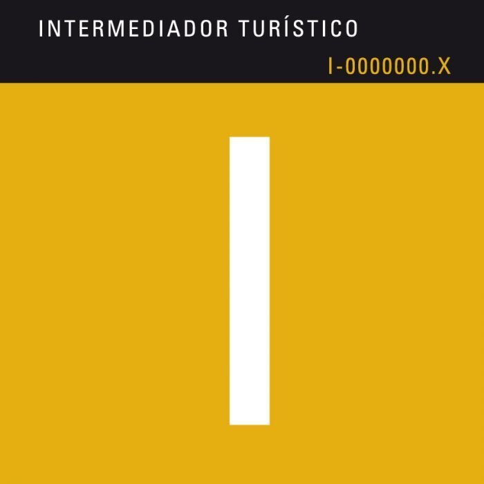 Placa para intermediador turístico