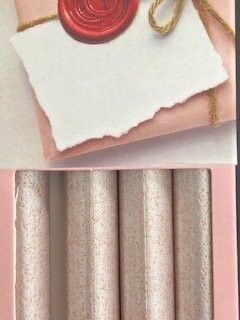 Barras de silicona para lacre color rosa