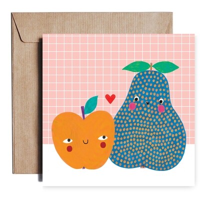 APPLE AND PEAR card