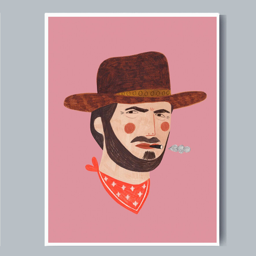 CLINT ESTWOOD print