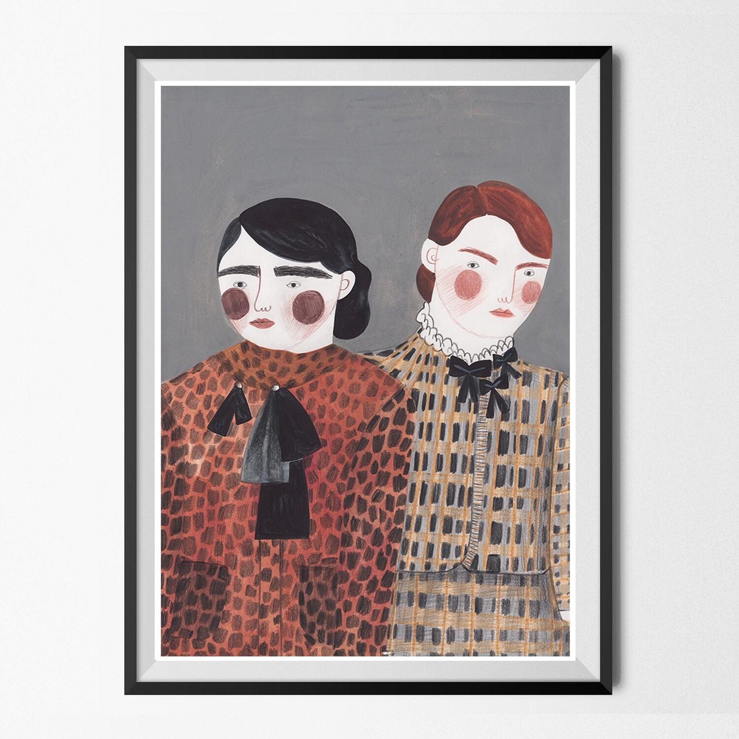 HM X ERDEM LADIES original painting A3