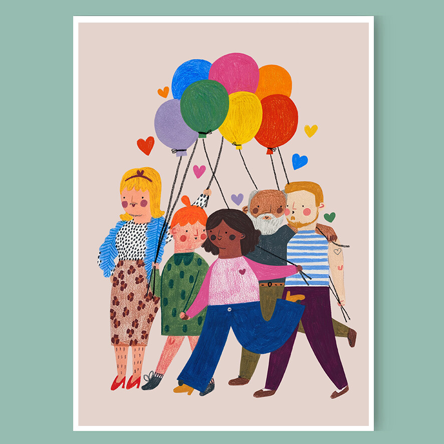 RAINBOW CREW print