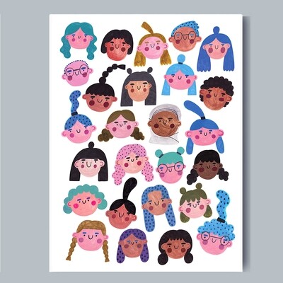 ALL THE GIRLS print