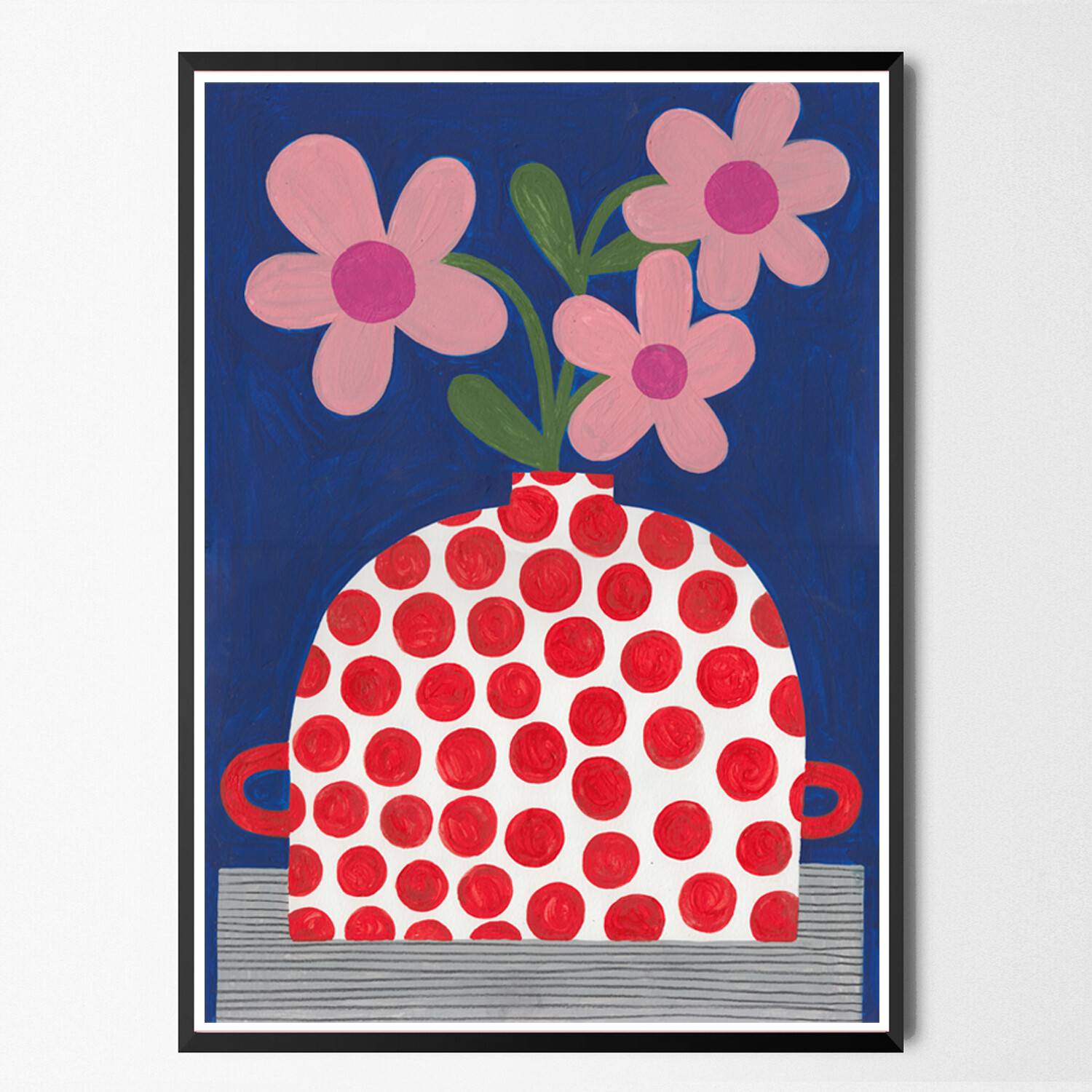 FLOWERS 2 original painting A3