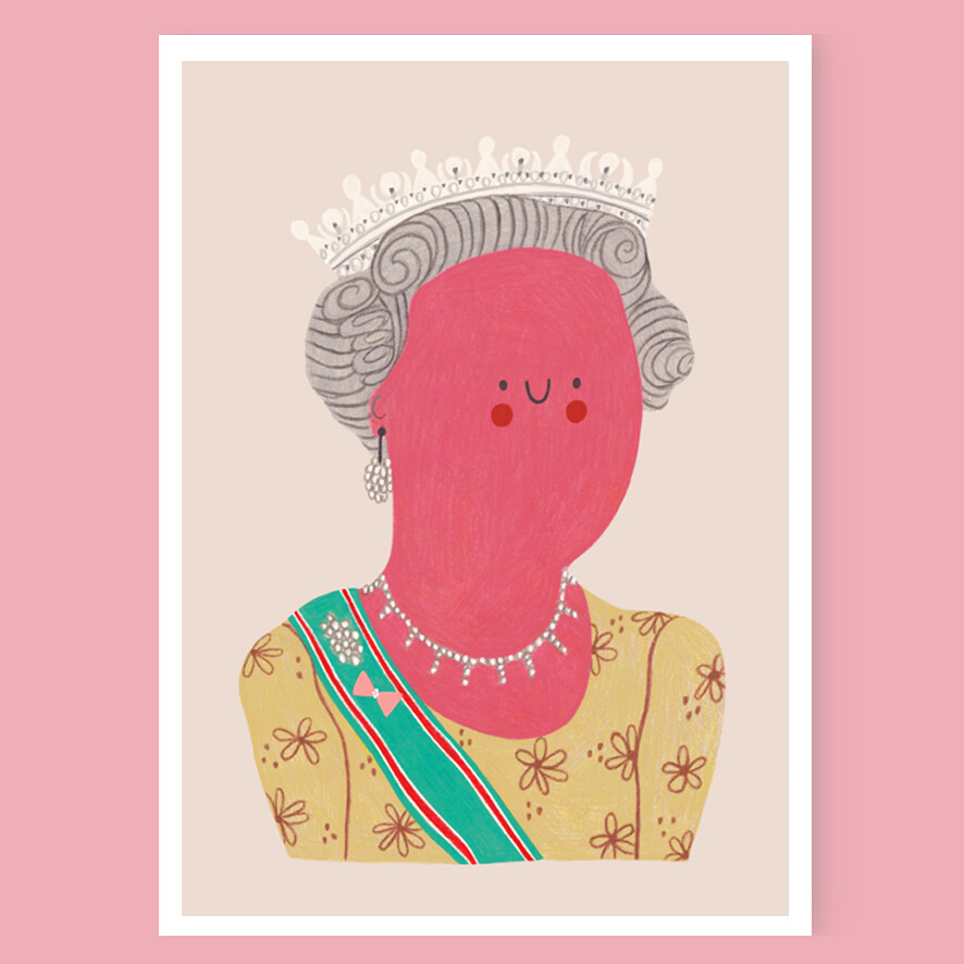 QUEEN ELIZABETH II print
