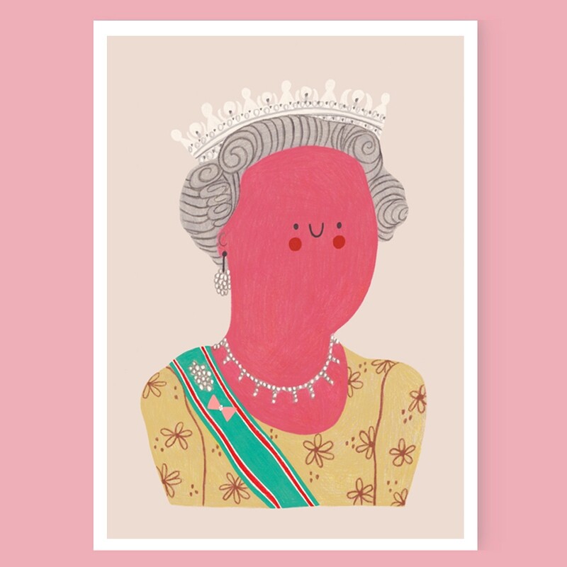 QUEEN ELIZABETH II print