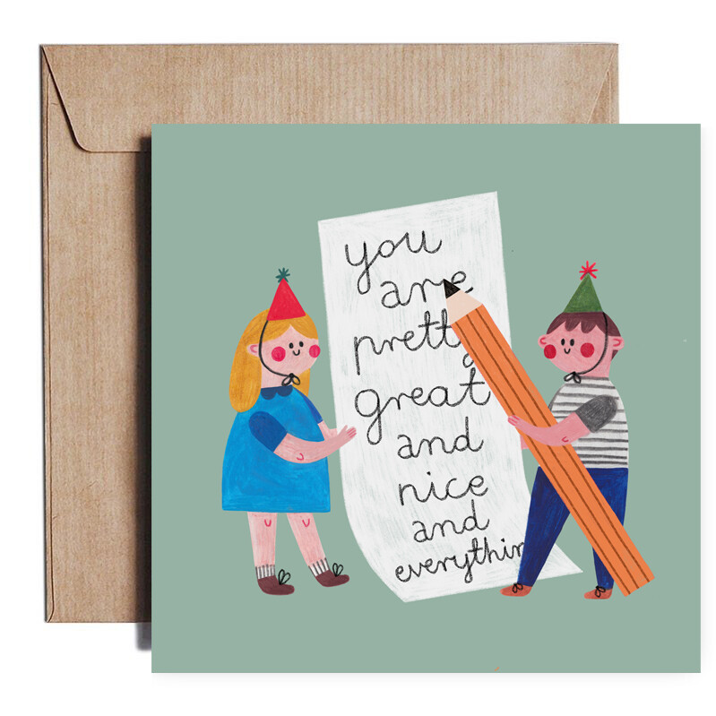 MESSAGE card
