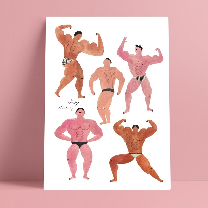 BODYBUILDERS print