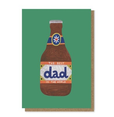 DAD BEER card