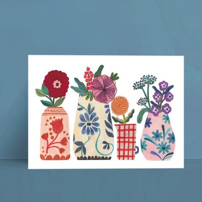 FLOWERS and VASES print