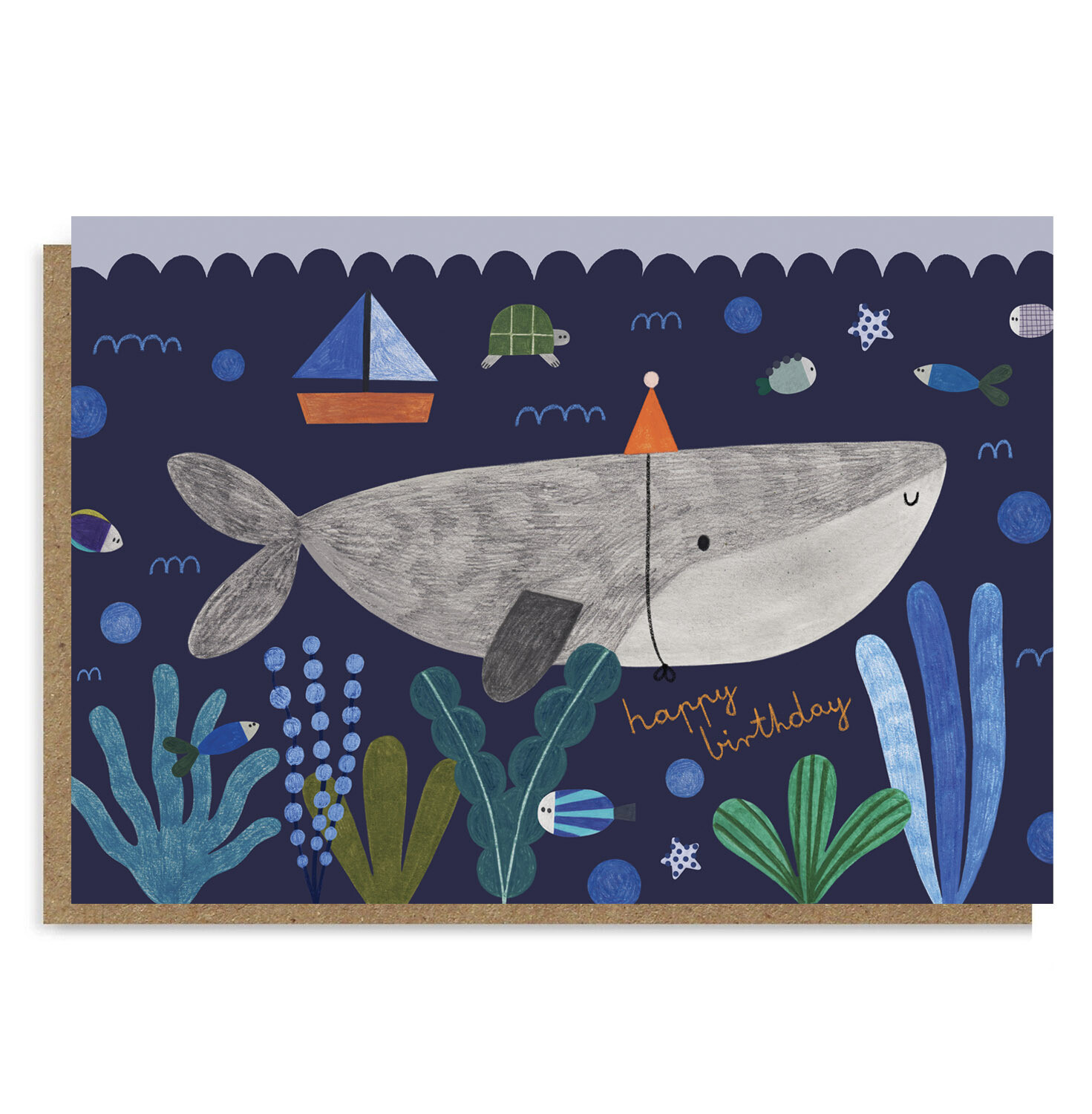 UNDERWATER BIRTHDAY card