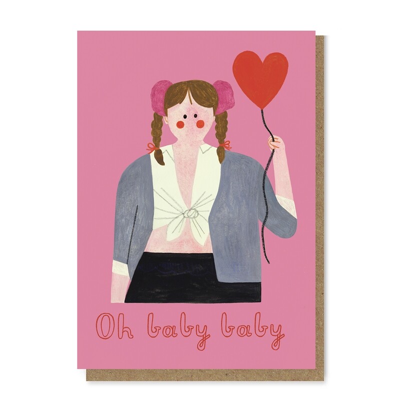 BRITNEY oh baby baby card