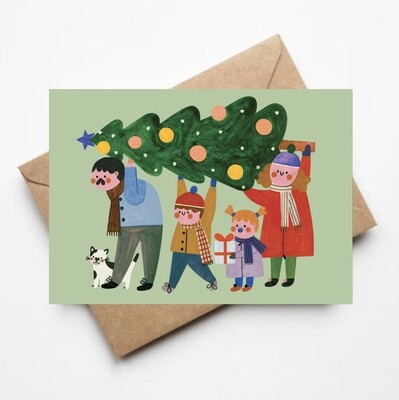 CHRISTMAS FAMILY card