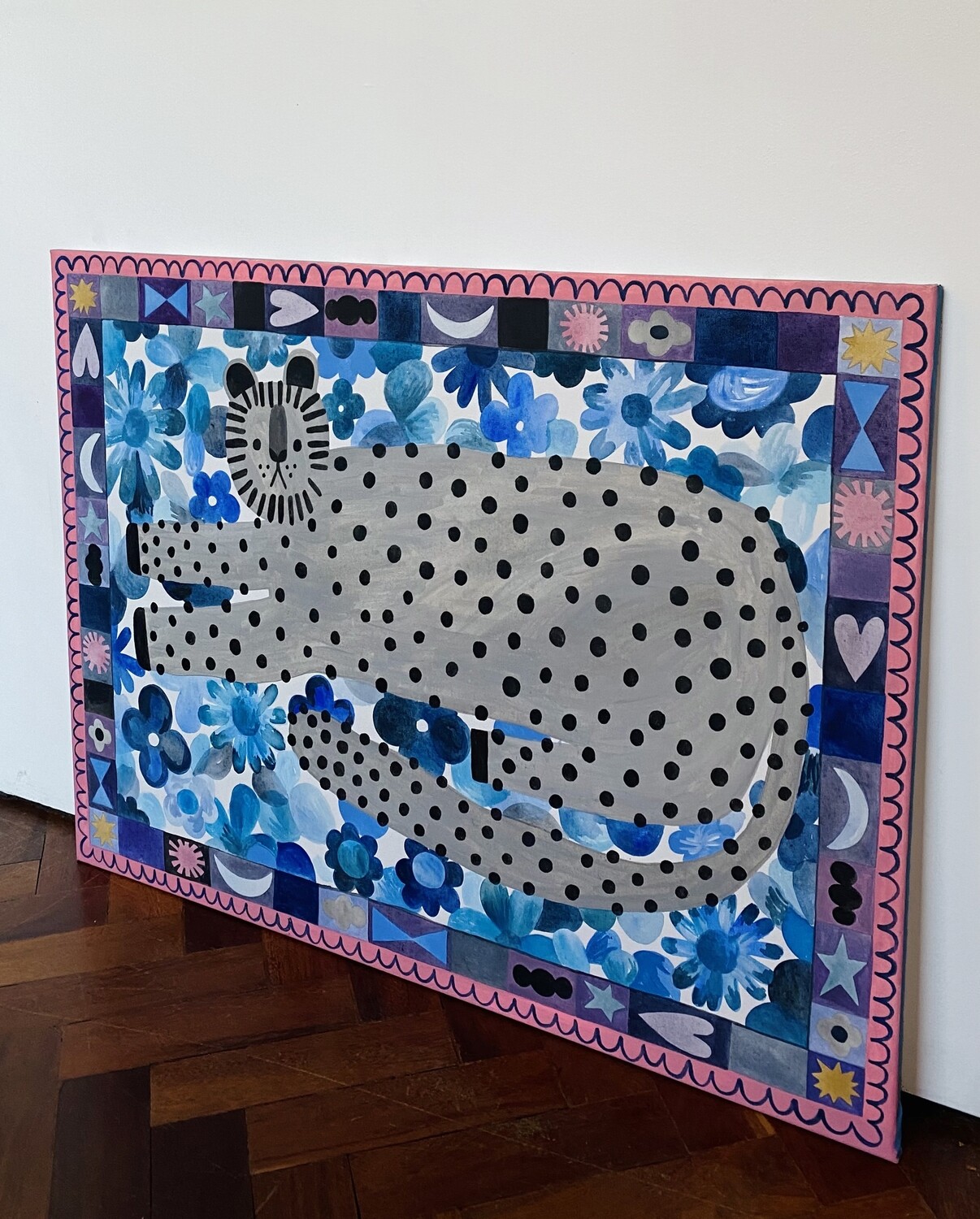 TIGERR VACCUI 1 original painting