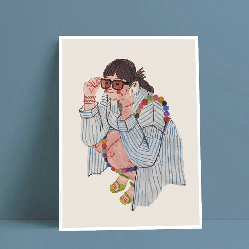 FASHION GIRL print