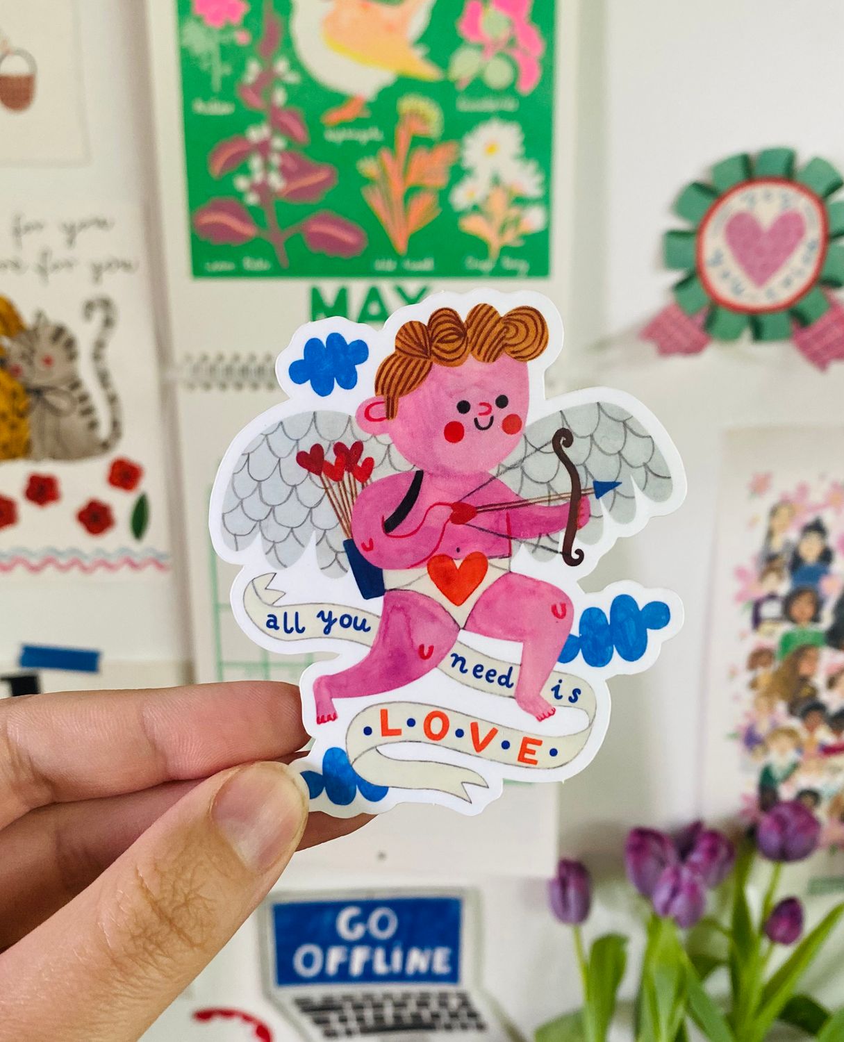 CUPID sticker