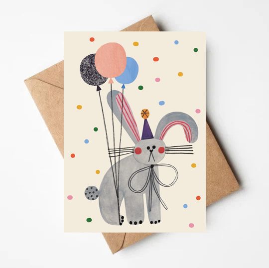 PARTY BUNNY card