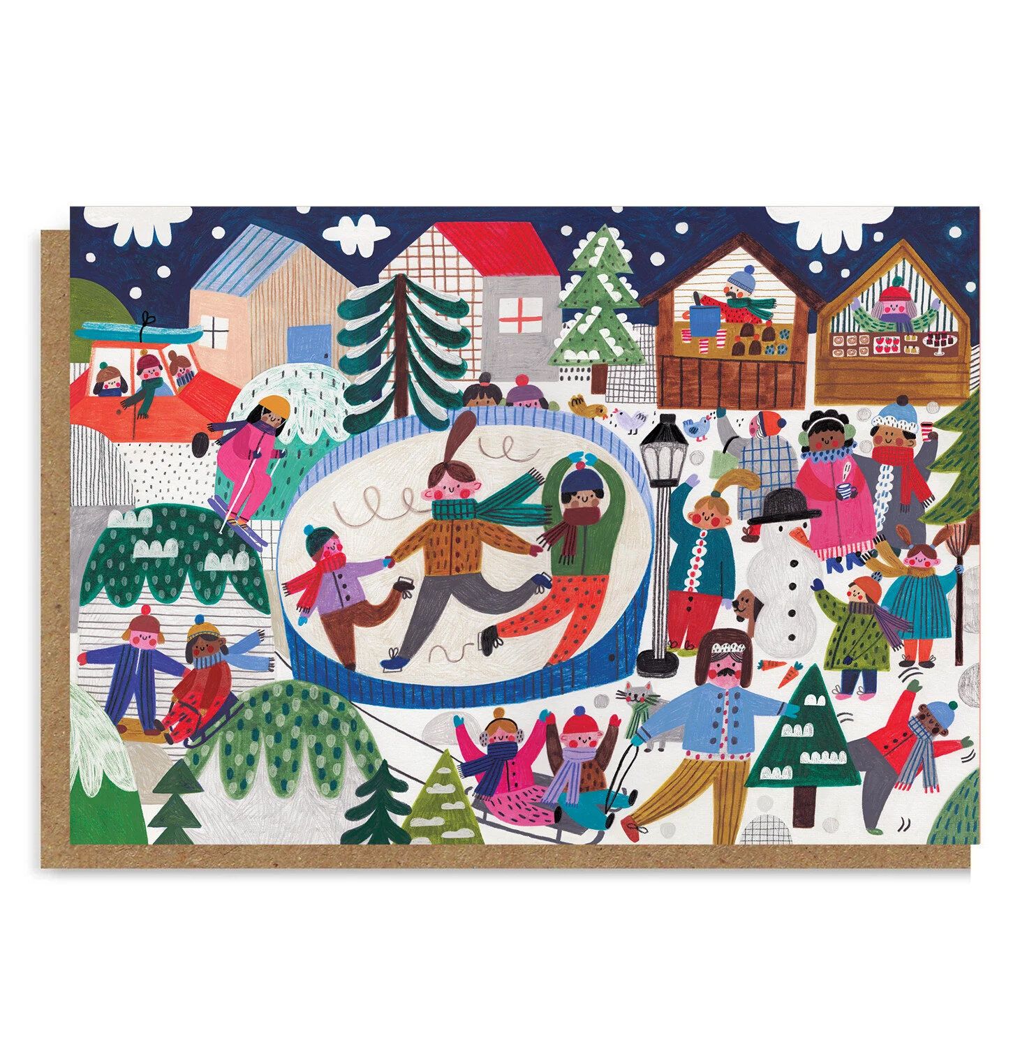 CHRISTMAS TOWN card