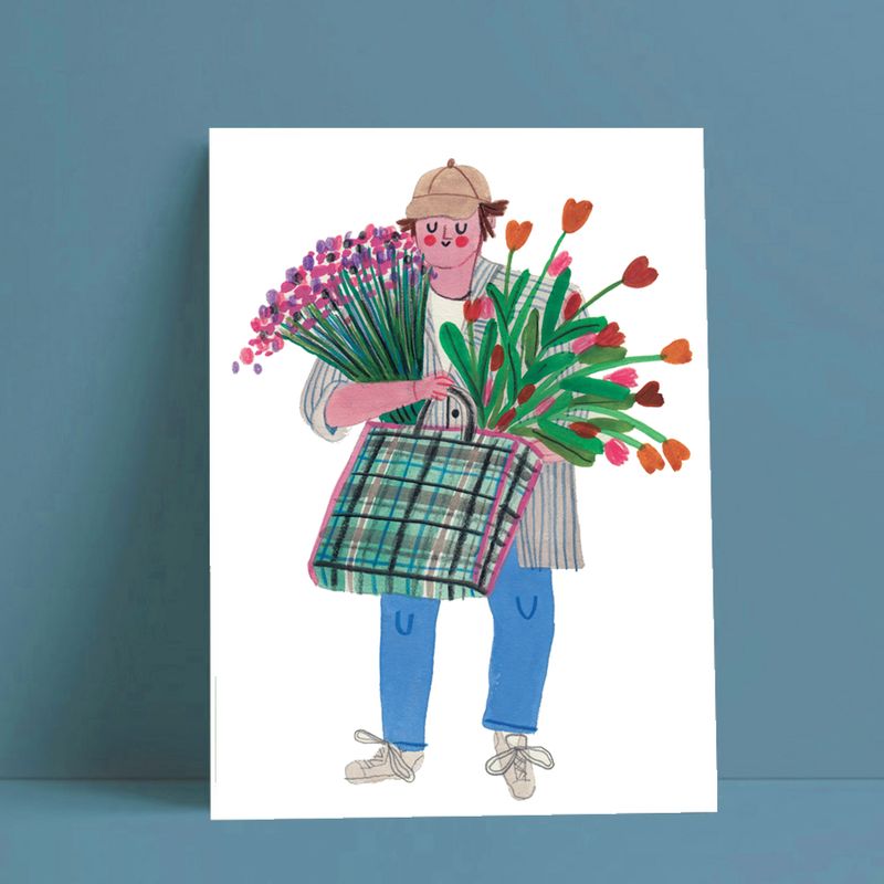 FLOWER BOY print