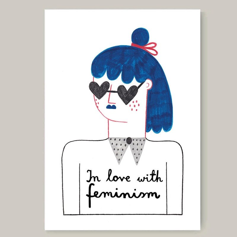 IN LOVE WITH FEMINISM print