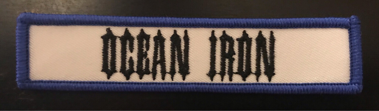 Ocean Iron Chapter Title Patch