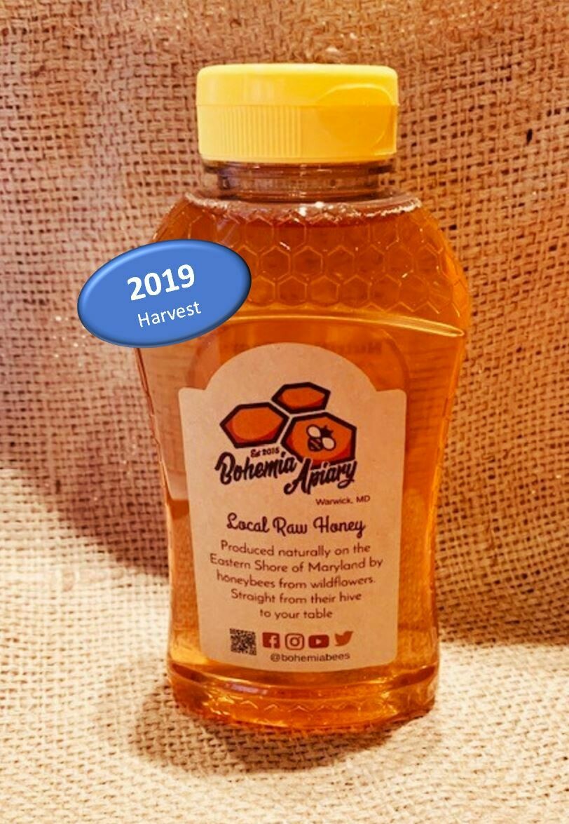 Raw Wildflower Honey 1lb (2019 Warwick MD)