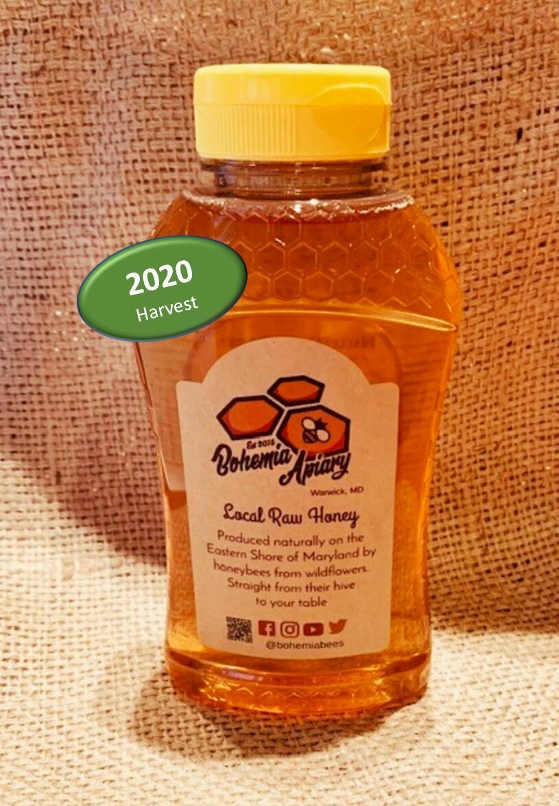 Raw Wildflower Honey 1lb (2020 Warwick MD)